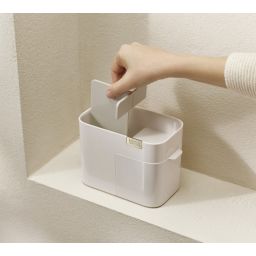 Joseph Joseph Viva organizer na kosmetyki z lusterkiem beżowy 75003