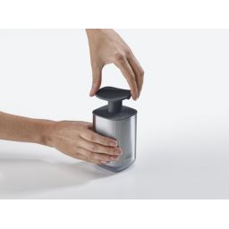 Joseph Joseph Presto dozownik do mydła 350 ml stojący srebrny/czarny 85164