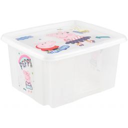 Keeeper Karolina pojemnik do przechowywania 24 l Peppa transparent 1223700119400