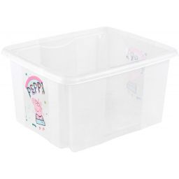 Keeeper Karolina pojemnik do przechowywania 24 l Peppa transparent 1223700119400