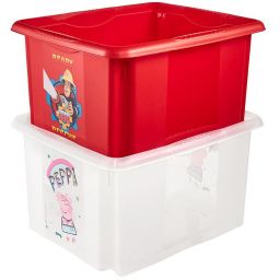 Keeeper Karolina pojemnik do przechowywania 24 l Peppa transparent 1223700119400