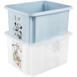 Keeeper Karolina pojemnik do przechowywania 24 l Kubuś Puchatek transparent 1223700123800