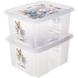 Keeeper Karolina pojemnik do przechowywania 24 l Bambi transparent 1223700126600