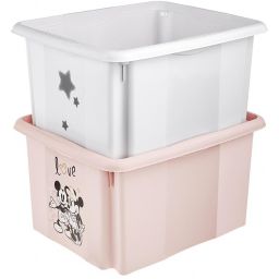 Keeeper Karolina pojemnik do przechowywania 24 l Minnie różowy 1223758124700