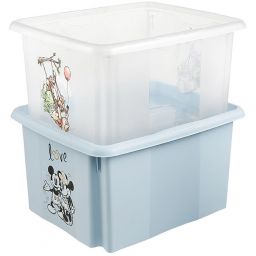 Keeeper Karolina pojemnik do przechowywania 24 l Mickey jasny niebieski 1223768424700