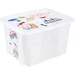 Keeeper Karolina pojemnik do przechowywania 30 l Peppa transparent 1223800119400