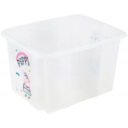 Keeeper Karolina pojemnik do przechowywania 30 l Peppa transparent 1223800119400