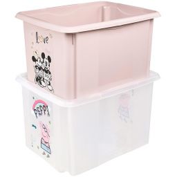 Keeeper Karolina pojemnik do przechowywania 30 l Peppa transparent 1223800119400