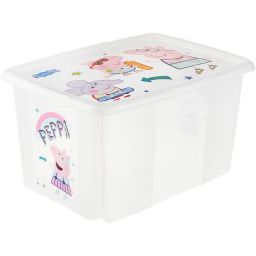 Keeeper Karolina pojemnik do przechowywania 45 l Peppa transparent 1223900119400