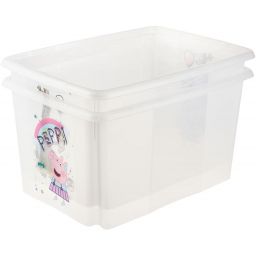 Keeeper Karolina pojemnik do przechowywania 45 l Peppa transparent 1223900119400