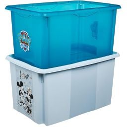 Keeeper Karolina pojemnik do przechowywania 45 l Mickey jasny niebieski 1223968424700
