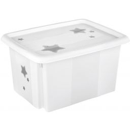 Keeeper Karolina pojemnik do przechowywania 15 l Stars biały 1224051919600