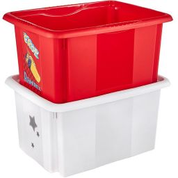 Keeeper Karolina pojemnik do przechowywania 15 l Stars biały 1224051919600