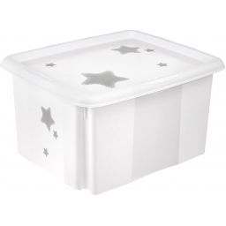 Keeeper Karolina pojemnik do przechowywania 24 l Stars biały 1224151919600