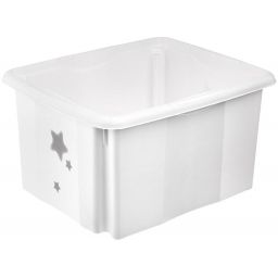 Keeeper Karolina pojemnik do przechowywania 24 l Stars biały 1224151919600