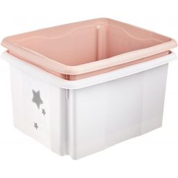 Keeeper Karolina pojemnik do przechowywania 24 l Stars biały 1224151919600