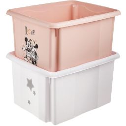 Keeeper Karolina pojemnik do przechowywania 24 l Stars biały 1224151919600