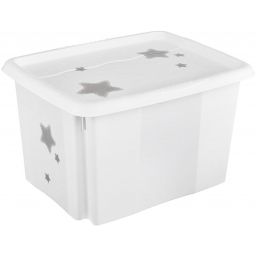 Keeeper Karolina pojemnik do przechowywania 30 l Stars biały 1224251919600