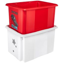 Keeeper Karolina pojemnik do przechowywania 30 l Stars biały 1224251919600