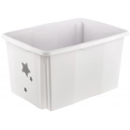 Keeeper Karolina pojemnik do przechowywania 45 l Stars biały 1224351919600