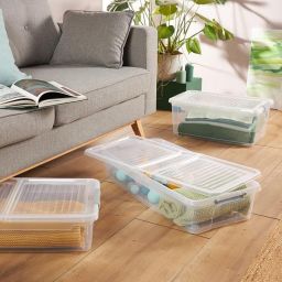 Keeeper Leo pojemnik do przechowywania 77x58x16 cm przezroczysty 1100200100000