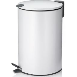 Kela Mats kosz na śmieci 12 l biały mat 10641
