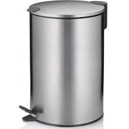 Kela Mats kosz na śmieci 12 l srebrny mat 10643