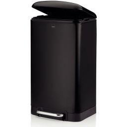Kela Davino kosz na śmieci 30 l czarny mat 10923