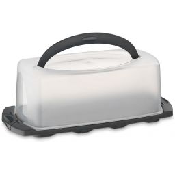 Kela Deli pojemnik na ciasto szary 12175