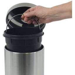 Kela Torre kosz na śmieci 3 l srebrny mat 18172