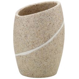 Kela Talus kubek na szczoteczki beżowy 20296