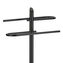 Kela Ken wieszak na ręcznik stojący czarny 20543