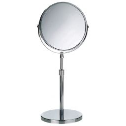 Kela Silvana lusterko kosmetyczne 16x50 cm okrągłe srebrny 20846