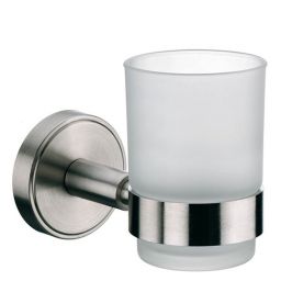 Kela Marbea kubek na szczoteczki ścienny srebrny mat 21580