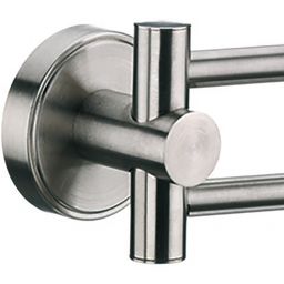 Kela Marbea wieszak na ręcznik 43 cm dwuramienny srebrny mat 21586