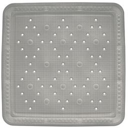 Kela Kreta mata antypoślizgowa 55x55 cm szara 22368