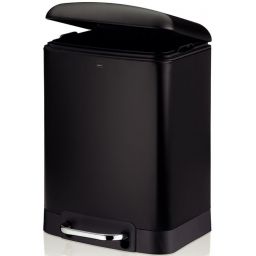 Kela Davino kosz na śmieci 6 l czarny mat 22975