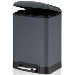 Kela Davino kosz na śmieci 6 l ciemnoszary 22992