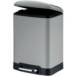 Kela Davino kosz na śmieci 6 l jasny szary 22997