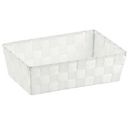 Outlet - Kela Alvaro koszyk łazienkowy 29,5x20,5 cm biały 23020