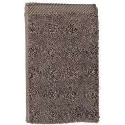 Kela Ladessa ręcznik łazienkowy 30x50 cm bawełna kamienna szarość 23195