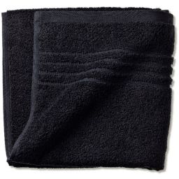 Kela Leonora ręcznik łazienkowy 50x100 cm bawełna czarny 23426