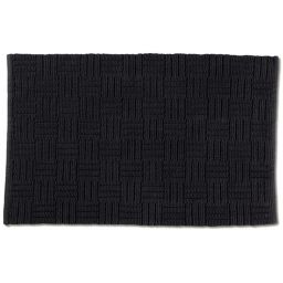 Kela Leana dywanik łazienkowy 80x50 cm bawełna granitowy szary 23516