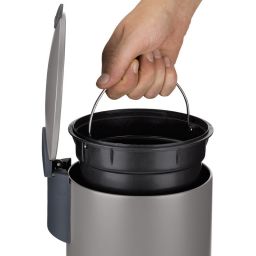 Kela Mats kosz na śmieci 3 l jasnoszary mat 23610