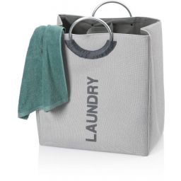 Kela Palma kosz na bieliznę szary 24401