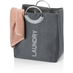 Kela Palma kosz na bieliznę ciemnoszary 24403