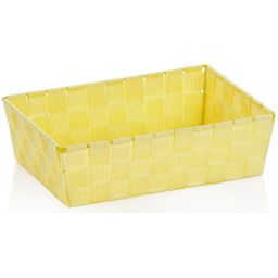 Kela Alvaro koszyk łazienkowy żółty 24571