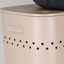 Kela Malaga kosz na bieliznę i pranie 60 l beżowy KE-23968