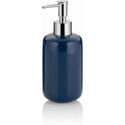 Kela Isabella dozownik do mydła 400 ml stojący ceramika granatowa 20510