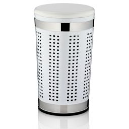 Kela Sevilla kosz na pranie metal/tworzywo białe 21817